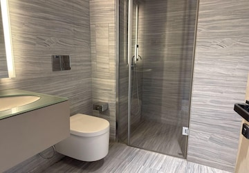 Bathroom in 3 BHK Apartment at Lodha The World Towers World One Tier 2, Worli – for Rent