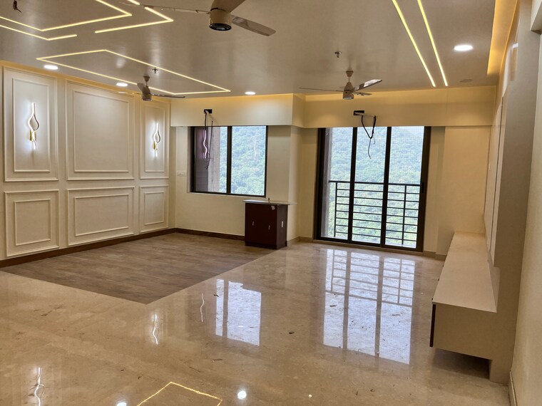 Living Room, bhimjyani-verraton 2 Bedroom 1100 Sq.Ft. Apartment In Thane West Thane 9357604