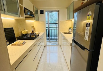 Kitchen in 3 BHK Apartment at Hiranandani Estate, Ghodbunder Road – for Rent