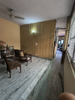 Living Room in 2 BHK Builder Floor at Chittaranjan Park – for Rent