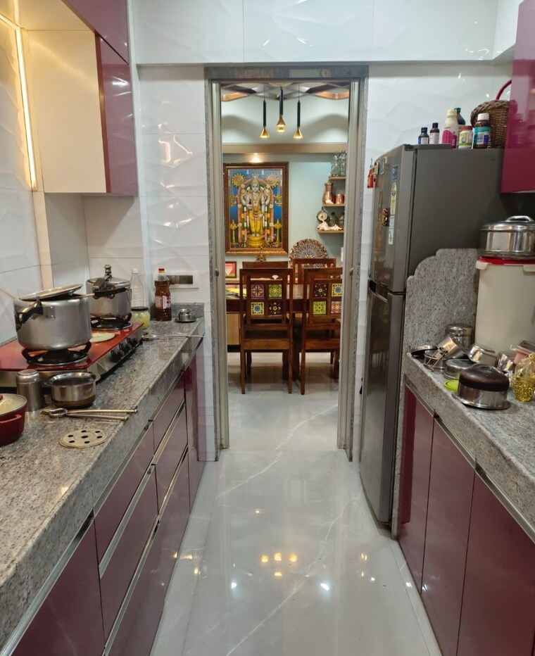 Kitchen, runwal-estate 2 Bedroom 700 Sq.Ft. Apartment In Dhokali Thane 9357818