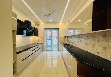 Kitchen in 4 BHK Builder Floor at Green Fields Colony – for Rent