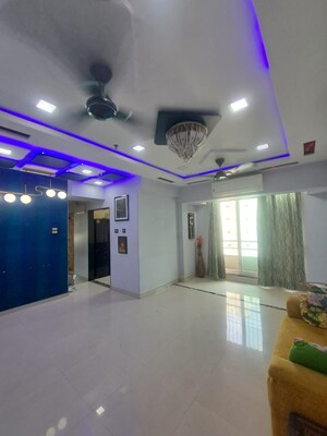 Living Room in 2 BHK Apartment at Mahaavir Mahavir Astha, Kharghar Sector 7 – for Rent