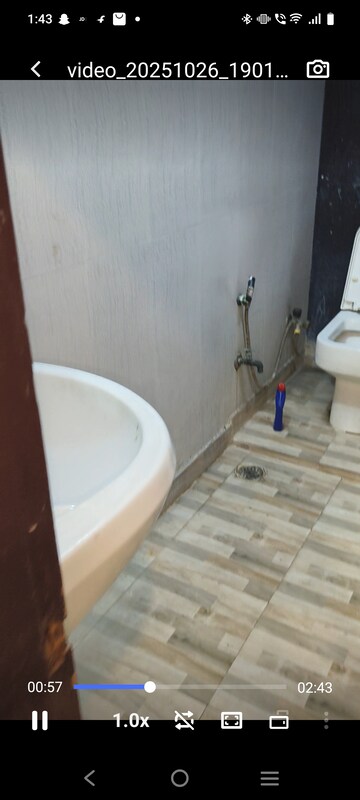 Bathroom in 4 BHK Builder Floor at Laxmi Nagar – for Sale