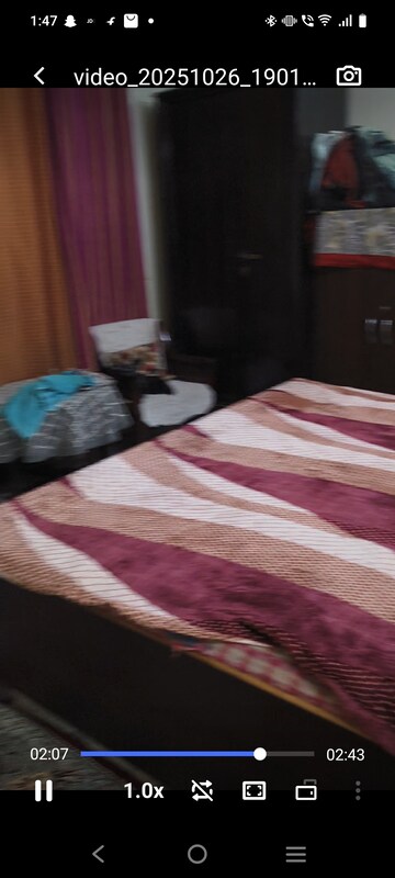 Bedroom in 4 BHK Builder Floor at Laxmi Nagar – for Sale