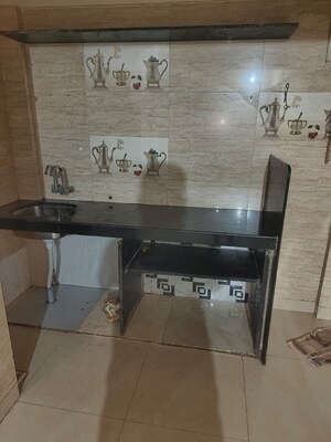 Kitchen in 1 RK Apartment at Marathon Complex, Kanjurmarg East – for Rent