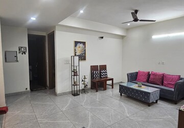 Living Room in 3 BHK Apartment at New Generation Maple Apartments, Dhakoli – for Rent