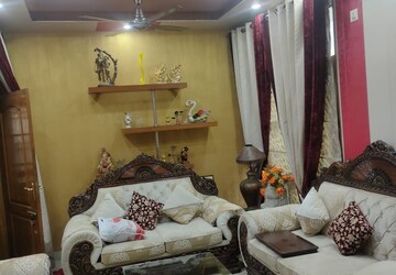 Living Room in 3 BHK Apartment at New Generation Maple Apartments, Dhakoli – for Rent