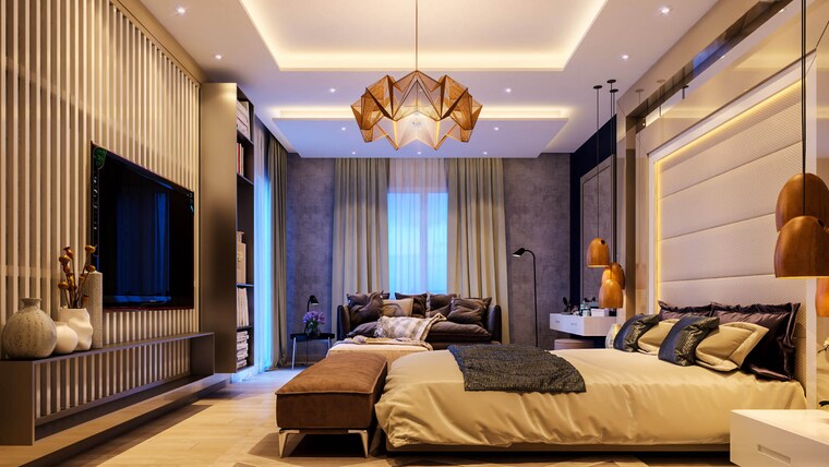 Bedroom, smart-world-one-dxp 3 Bedroom 1806 Sq.Ft. Apartment In Sector 113 Gurgaon 9358553