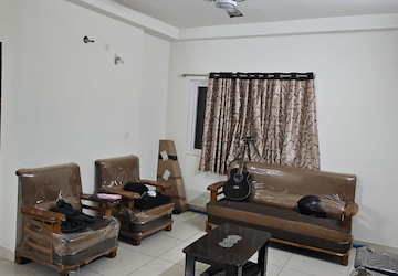 Living Room in 2.5 BHK Apartment at Prestige High Fields, Gachibowli – for Rent
