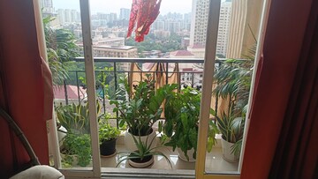 Balcony in 3 BHK Apartment at Hiranandani Gardens Birchwood, Powai – for Rent