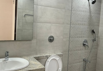 Bathroom in 3 BHK Apartment at Sobha Windsor, Whitefield – for Rent