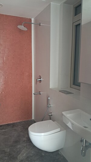 Bathroom in 2 BHK Apartment at Lodha The Park, Worli – for Rent