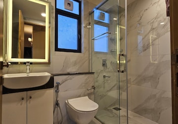 Bathroom in 3.5 BHK Apartment at Elan Nirvana, Sector 50 – for Rent