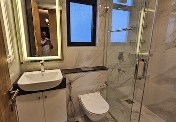 Bathroom in 3.5 BHK Apartment at Elan Nirvana, Sector 50 – for Rent