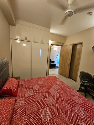 Bedroom in 3.5 BHK Apartment at Elan Nirvana, Sector 50 – for Rent