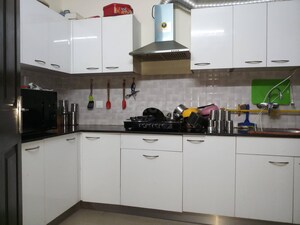 Kitchen in 3 BHK Apartment at Shipra Srishti, Ahinsa Khand 1 – for Rent