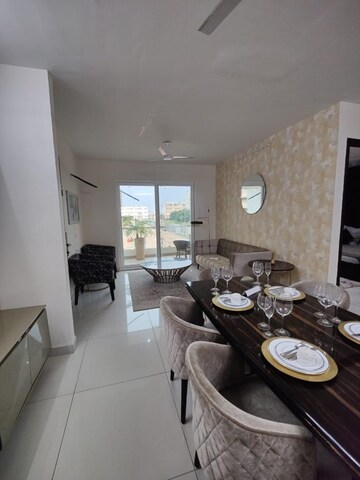 Team Area in 4 BHK Apartment at Uchdpl Veridia Oakwood Enclave, Wave City – for Rent