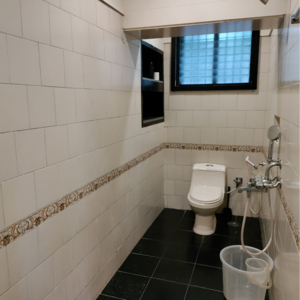 Bathroom in  Pg at Shanthala Nagar – for Rent