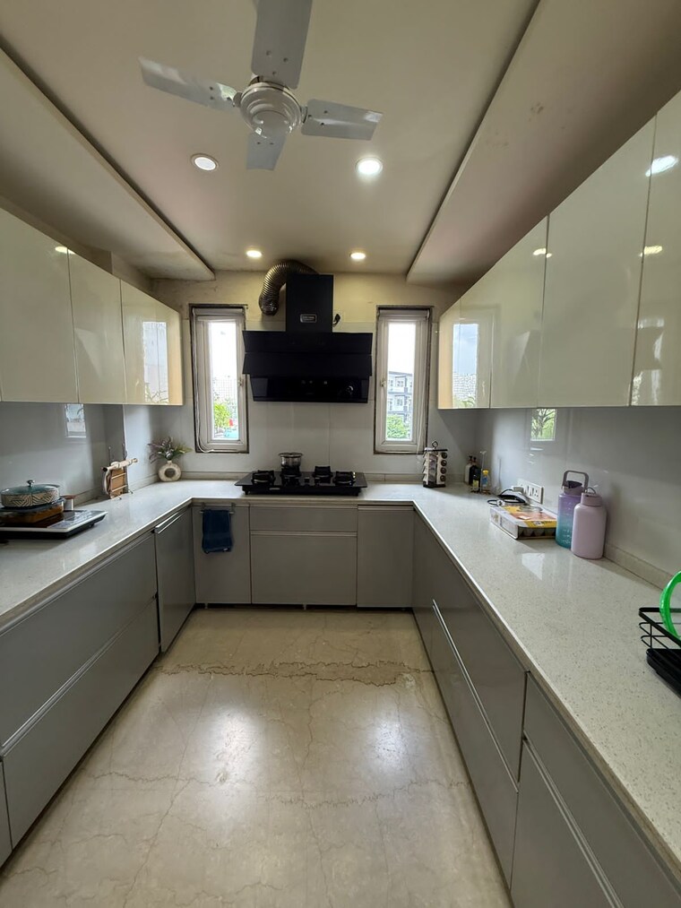 Kitchen, auram-floor 3 Bedroom 3000 Sq.Ft. Builder Floor In South City 2 Gurgaon 9359066