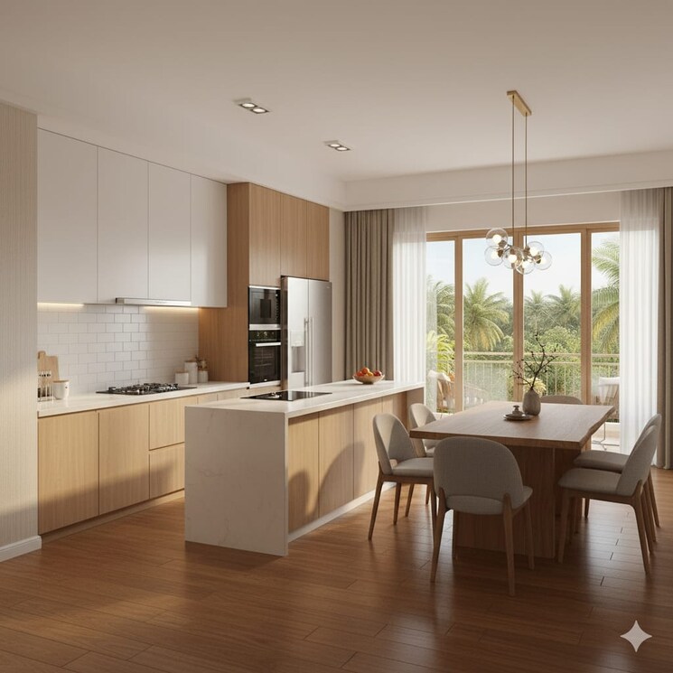 Kitchen, ashiana-amarah 3 Bedroom 1210 Sq.Ft. Apartment In Sector 93 Gurgaon 9359069