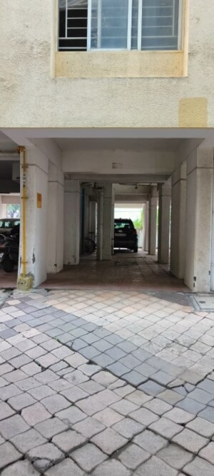 Building Lobby in 2 BHK Apartment at Shroff Signature Heights, Wakad – for Rent