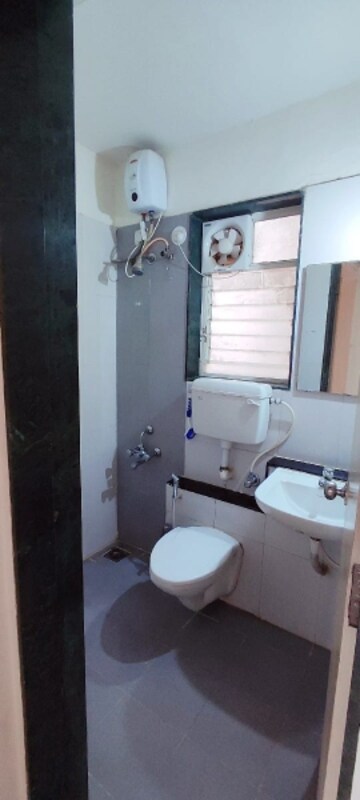 Bathroom in 2 BHK Apartment at Shroff Signature Heights, Wakad – for Rent
