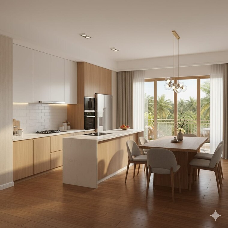 Kitchen, ashiana-amarah 3 Bedroom 1235 Sq.Ft. Apartment In Sector 93 Gurgaon 9359070