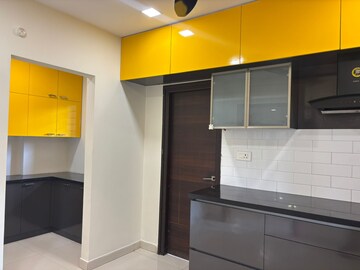 Kitchen in 3 BHK Apartment at Creative Koven Udaya Cresent, Kondapur – for Rent