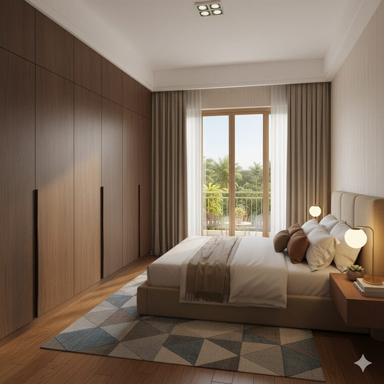 Bedroom, ashiana-amarah 3 Bedroom 1290 Sq.Ft. Apartment In Sector 93 Gurgaon 9359074