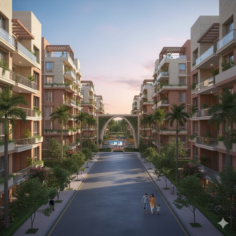 Exterior View, ashiana-amarah 3 Bedroom 1290 Sq.Ft. Apartment In Sector 93 Gurgaon 9359074