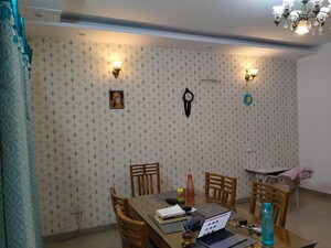 Dining area in 2 BHK Apartment at Motia Citi Royal Business Park, Ambala Highway – for Rent