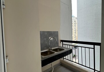 Balcony in 3 BHK Apartment at Altura Apartments, Ghazipur – for Rent