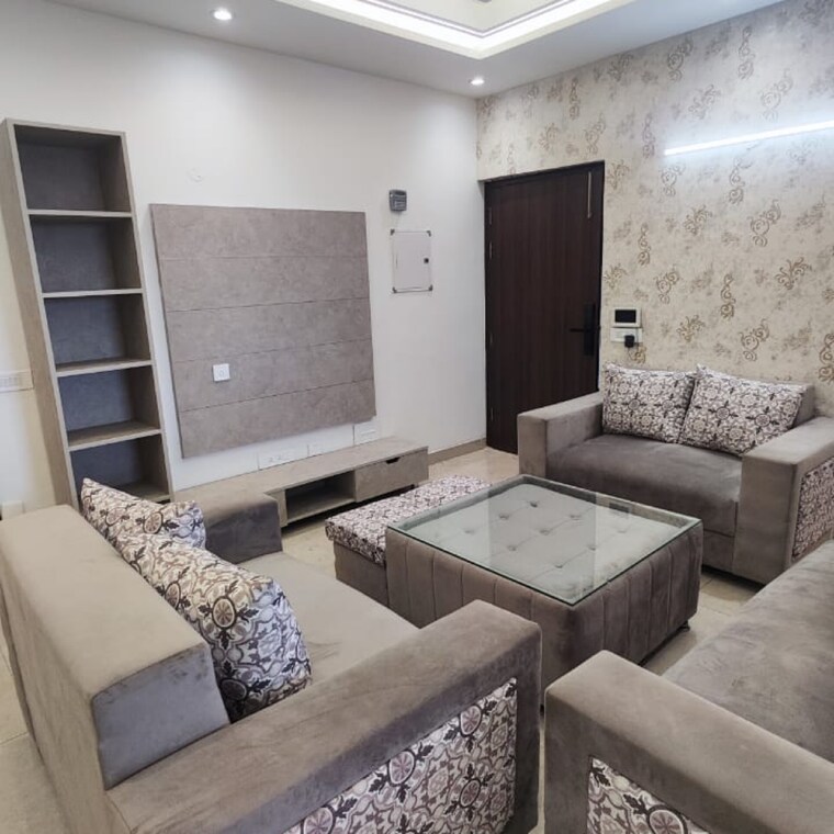 Living Room, maya-green-lotus-saksham 3.5 Bedroom 2335 Sq.Ft. Apartment In High Ground Zirakpur 9359398