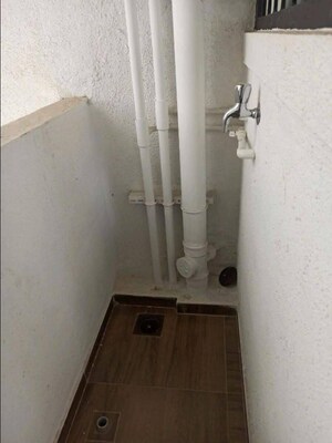 Bathroom in 1 BHK Apartment at Paranjape Schemes Abhiruchi Parisar, Dhayari – for Rent