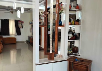 Living Room in 4 BHK Apartment at Aakriti CRR Lakeside Ville, Tellapur – for Rent