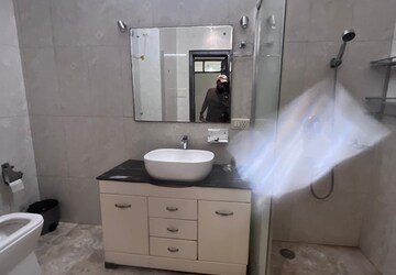 Bathroom in 2.5 BHK Apartment at Saket – for Rent