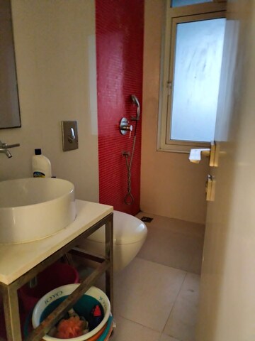Bathroom in 2 BHK Apartment at Lodha Fiorenza, Goregaon East – for Rent