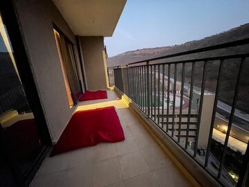 Balcony in 2.5 BHK Apartment at Shapoorji Pallonji Vanaha Golfland, Bavdhan – for Rent