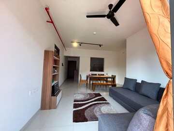 Living Room in 2.5 BHK Apartment at Shapoorji Pallonji Vanaha Golfland, Bavdhan – for Rent