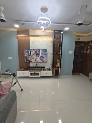 Living Room in 3 BHK Apartment at Kasturi Eon Homes, Hinjewadi – for Rent