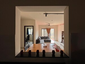 Living Room in 2.5 BHK Apartment at Shapoorji Pallonji Vanaha Golfland, Bavdhan – for Rent