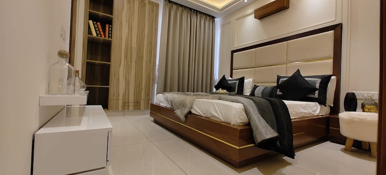Bedroom, mrs-hi-greens 3 Bedroom 1904 Sq.Ft. Apartment In Kishanpura Zirakpur 9360077