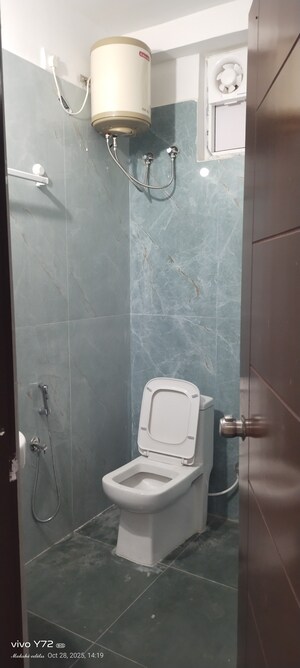 Bathroom in 3 BHK Apartment at Pavani Laxmi Nivas, Madhapur – for Rent