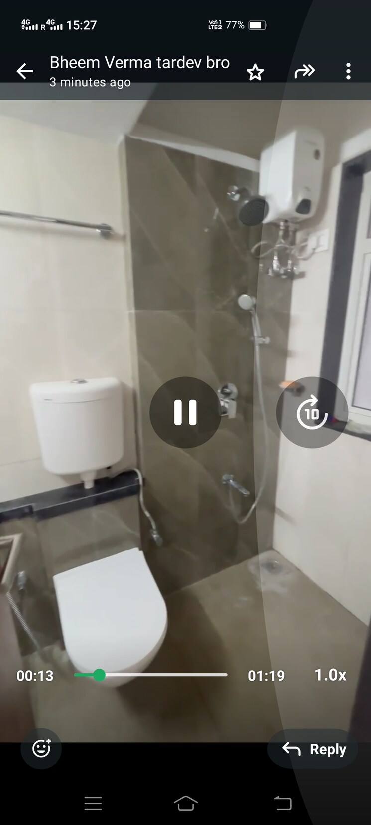 Bathroom, bhatta-chawl 2 Bedroom 550 Sq.Ft. Apartment In Worli Mumbai 9360152