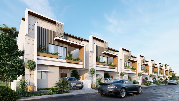 Exterior View, beeramguda 3 Bedroom 2525 Sq.Ft. Villa In Beeramguda Hyderabad 9360151