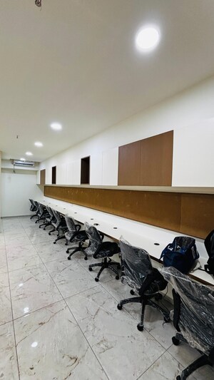 Team Area in  Office Space at Sankalp Square 3, Thaltej – for Rent