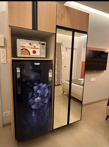 Kitchen in 1 RK Apartment at Goel Ganga Orchard, Mundhwa – for Sale