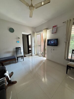 Living Room in 2 BHK Apartment at Rahatani – for Sale