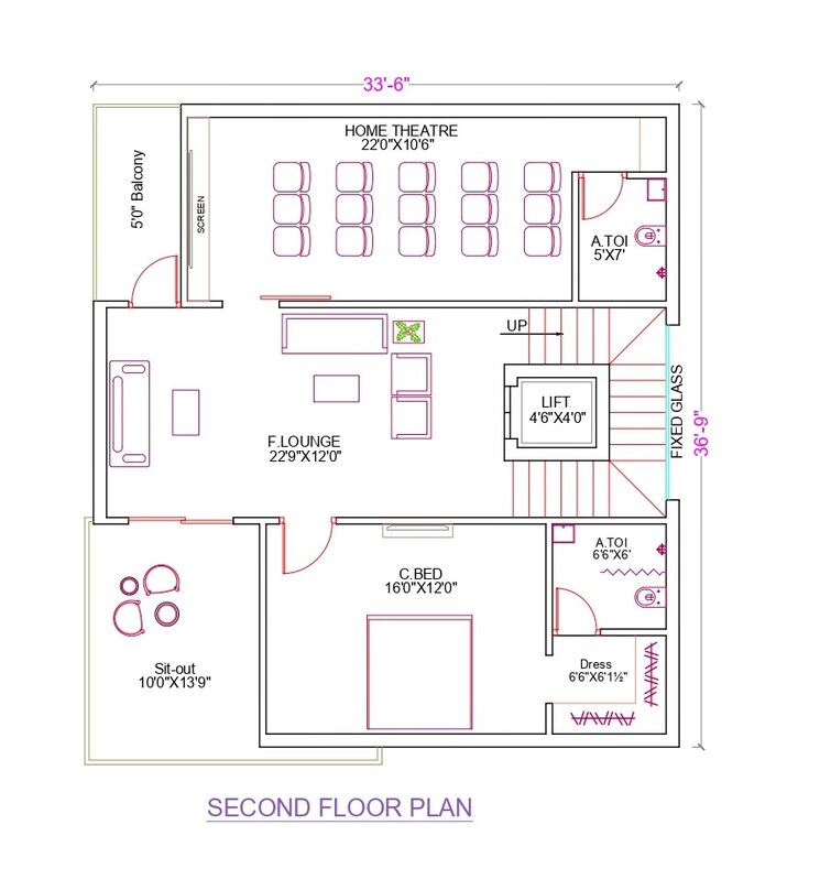 Floor Plan, adibatla 4 Bedroom 3924 Sq.Ft. Villa In Adibatla Hyderabad 9360391